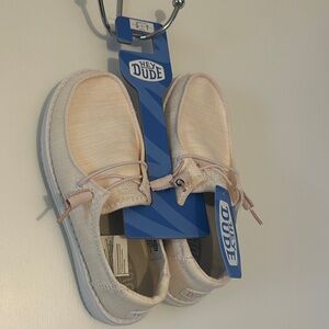 Hey Dude Light Pink Moccasins Comfortable Casual Shoes